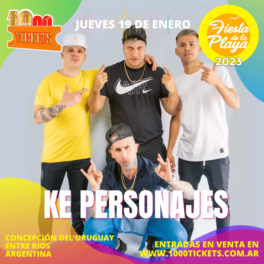 VENTA SOLO EN EL PREDIO A PARTIR DE LAS 19 HS