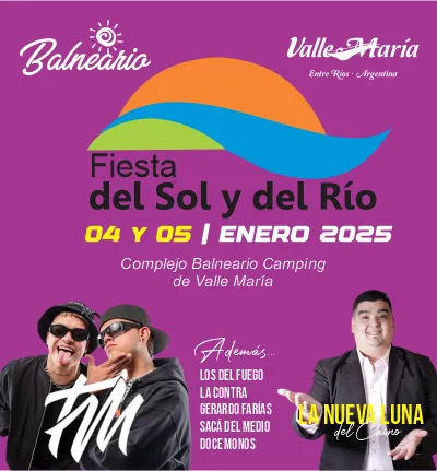 FIESTA DEL SOL Y DEL RIO 2025 - VENTA SOLO EN EL PREDIO