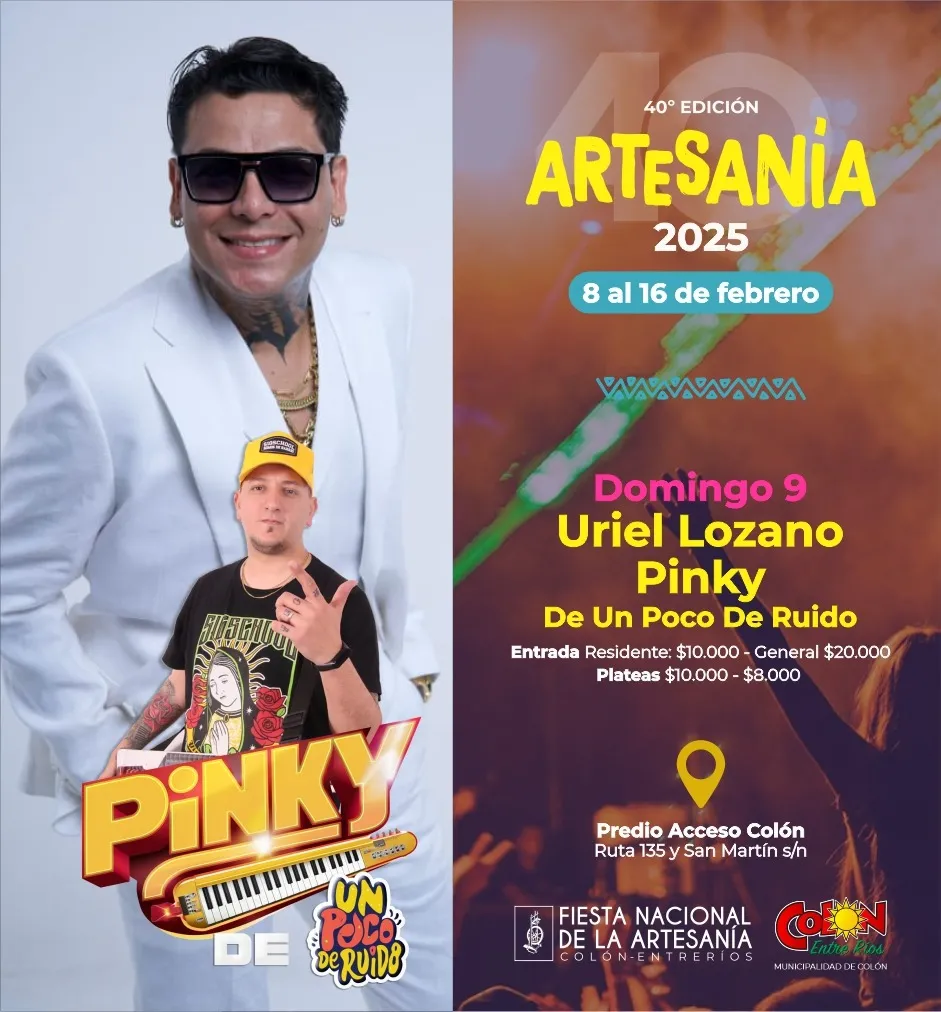 URIEL LOZANO- PINKY DE UN POCO DE RUIDO - VENTA SOLO EN EL PREDIO