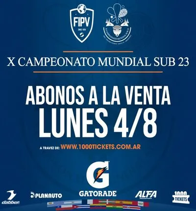 ABONO JOCKEY CLUB - MUNDIAL SUB 23