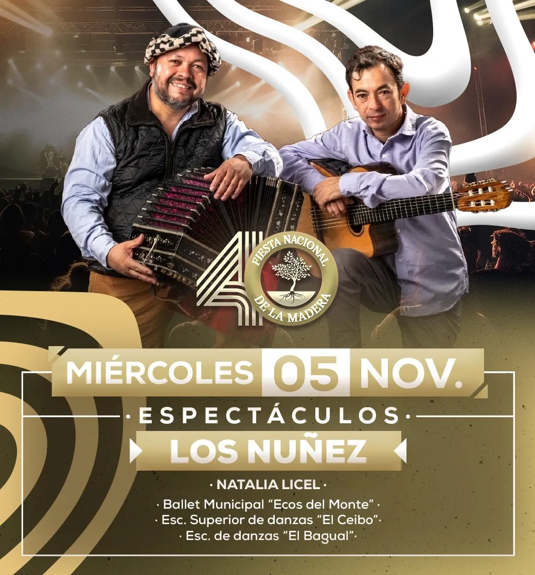 MIERCOLES 5 - FIESTA NACIONAL DE LA MADERA